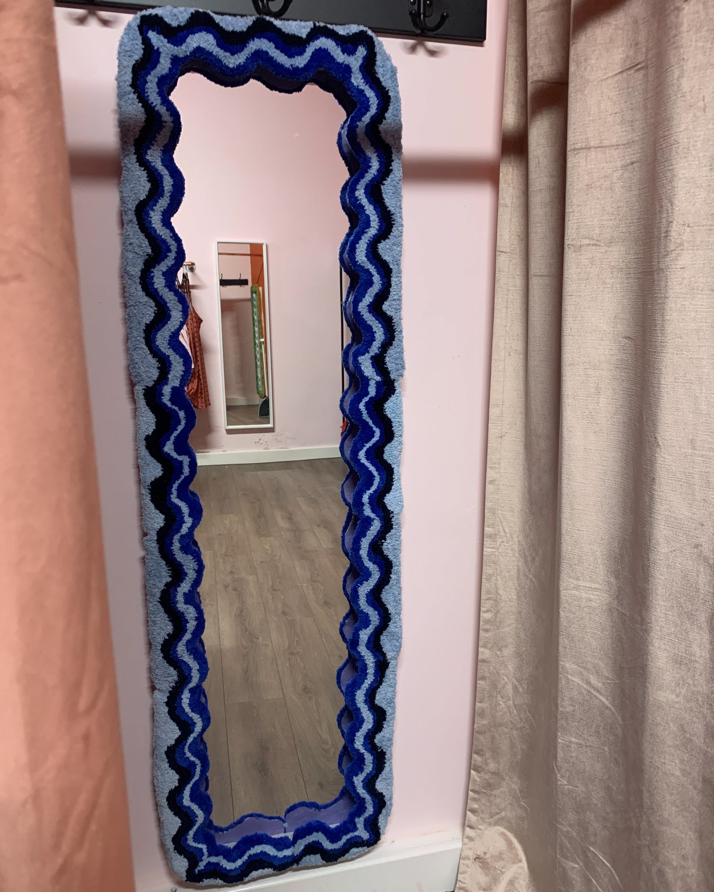 Custom  tufted mirror