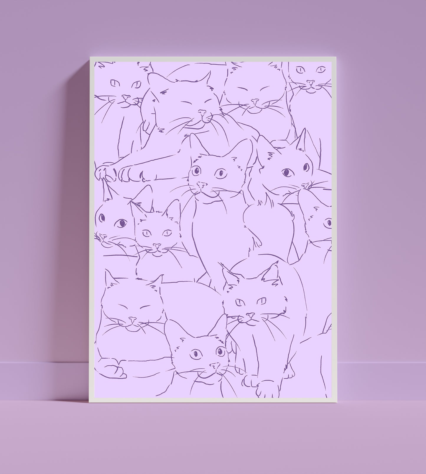 Cats - print