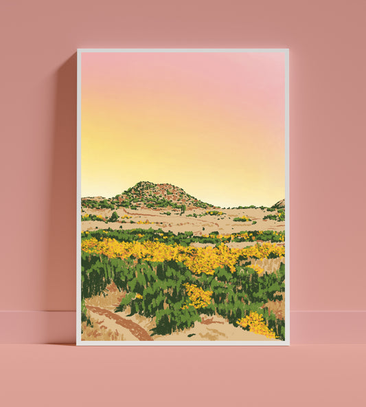 Deserted mountains - print
