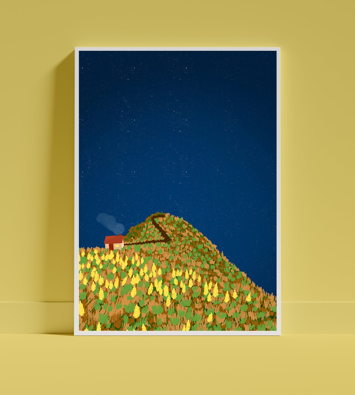 Night hill - print